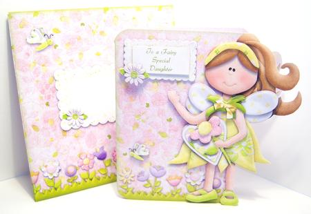 Fairy Best Wishes Shaped Card Kit by Katie Silver
