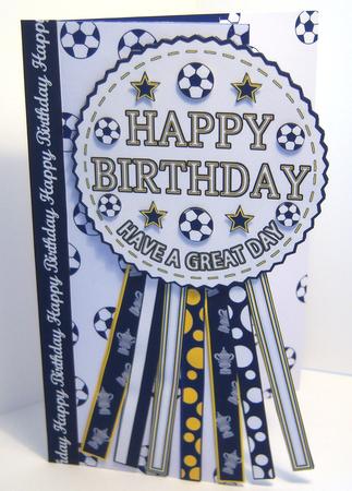 Tottenham Rosette Over Edge All Ages Birthday Father's Day by Katie Silver