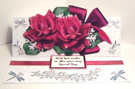 3 D Winter Roses Corsage by Katie Silver