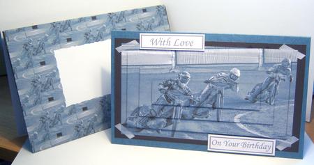 Speedway Motorbike Racing Background by Katie Silver