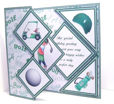 Fold Back Pop-up - Golf by Katie Silver