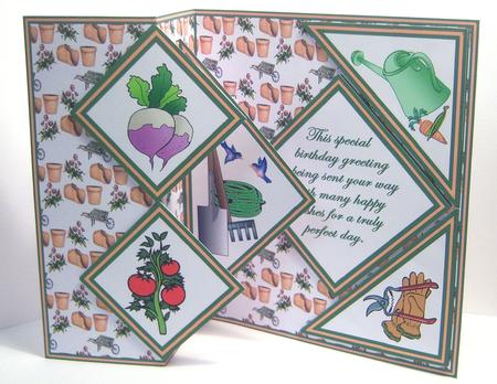 Fold Back Pop-up - Gardening by Katie Silver
