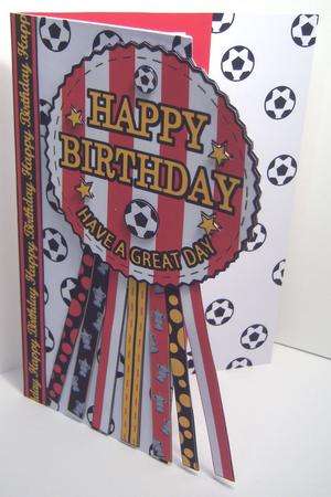 Southampton Rosette Over Edge All Ages Birthday Father's Day by Katie Silver