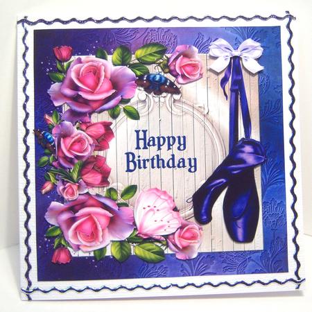 Pretty Purple Ballet Shoes Plus Gift Card by Katie Silver
