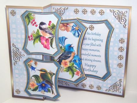 Fold Back Pop-up - Feathered Friends by Katie Silver
