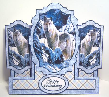 Layered Centre Stepper - Wolves by Katie Silver