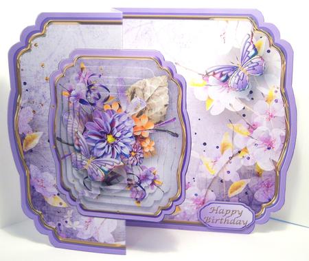 Lilac Flowers Fold Back Mini Kit by Katie Silver