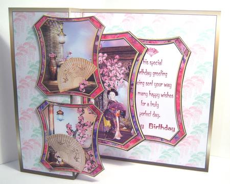 Fold Back Pop-up - Cherry Blossom by Katie Silver
