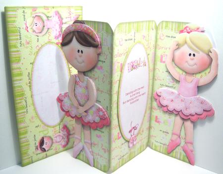 Ballet Shaped Tri Fold Card Kit by Katie Silver