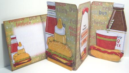 Fast Food Treats Shaped Tri Fold Card Kit by Katie Silver