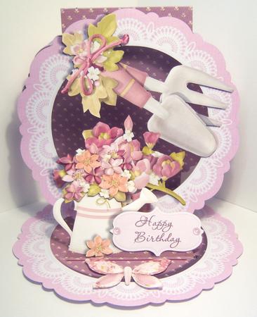 Cut-out Easel Tableau - Garden Heaven by Katie Silver