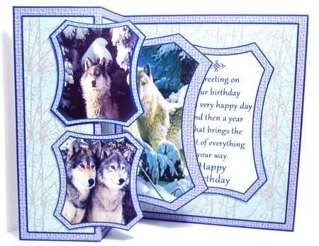Fold Back Pop-up- Wolves by Katie Silver