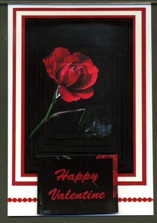 Valentine Single Rose by Katie Silver