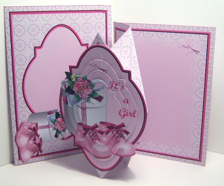 Baby Pink Diamond Fold Back Card Kit by Katie Silver