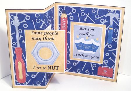 Tool Time Valentine Fold Back Card by Katie Silver