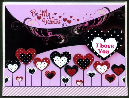 Multi Hearts 6x8 Cardfront by Katie Silver