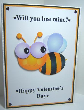 Will You Bee Mine? Valentine's Topper & Decoupage by Katie Silver