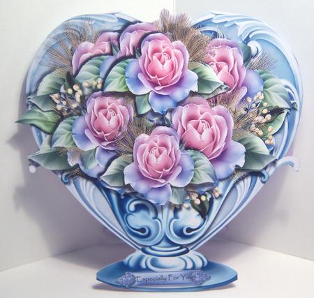 Heart Vase & Roses Mini Kit by Katie Silver