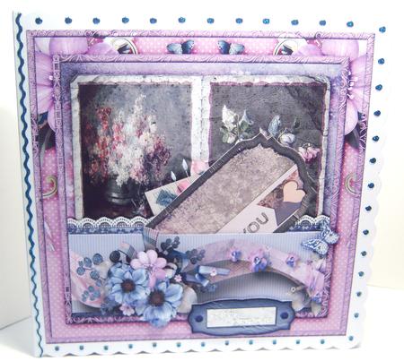 For You Some Flowers Cardtopper with Inlet 135 by Katie Silver