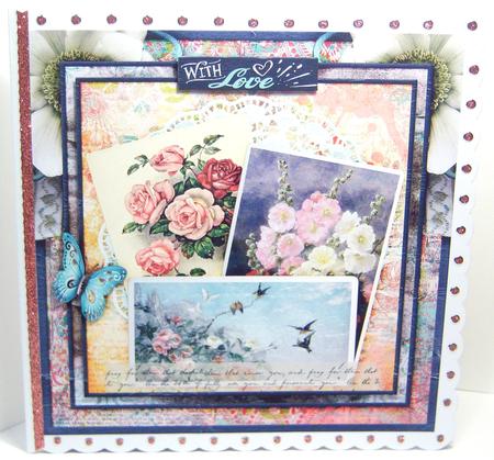 Be Creative Cardtopper with Inlet 136 by Katie Silver