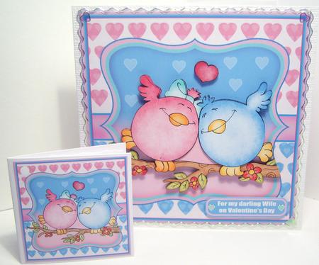 Valentine's Day Tweetheart Mini Card Kit by Katie Silver