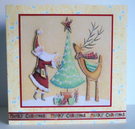 Festive Swirls & Dots in Icicle Colours by Katie Silver