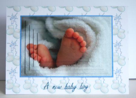 Baby Boy Background by Katie Silver