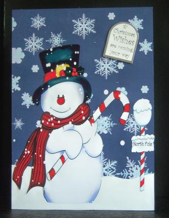 Snowflakes Background 1 by Katie Silver