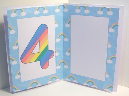 Four Today Rainbows A5 Insert by Katie Silver