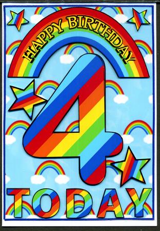 Four Today Rainbows A5 by Katie Silver