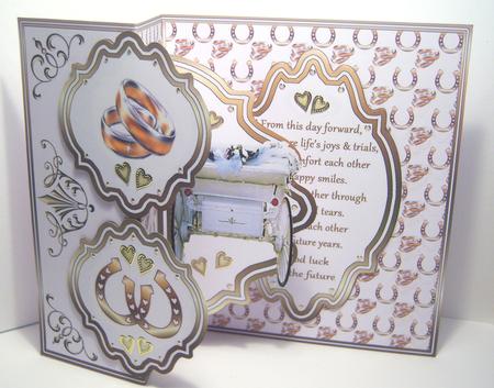 Fold Back Pop-up - Wedding Day by Katie Silver