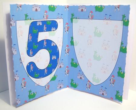 Five Today Birthday Knight A5 Insert by Katie Silver