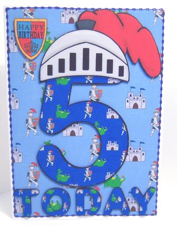 Five Today Birthday Knight A5 by Katie Silver