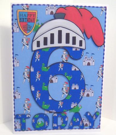 Six Today Birthday Knight A5 by Katie Silver