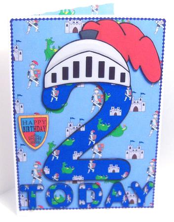Two Today Birthday Knight A5 by Katie Silver