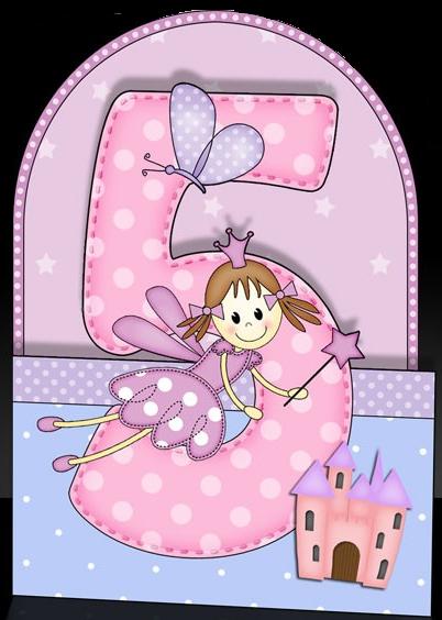 3D 5th Birthday Fairy Shaped Front Card with Decoupage by Katie Silver