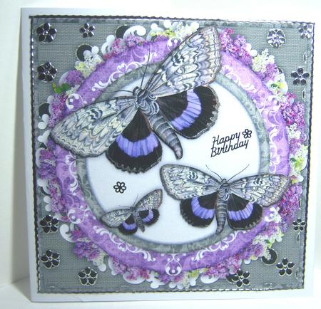 Moth in Purple with Inlet and Tags 115 by Katie Silver
