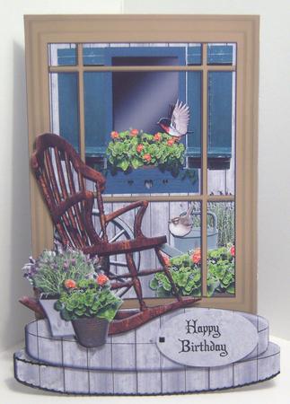 Country Rocker Pedestal Card Kit by Katie Silver