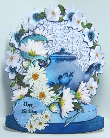 Tea for Two Pedestal Card Kit by Katie Silver