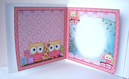 Little Owls Blank Insert by Katie Silver
