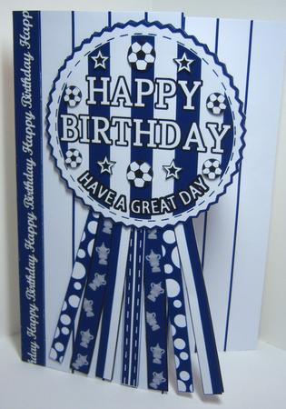 West Brom Rosette Over Edge All Ages Birthday Father's Day by Katie Silver