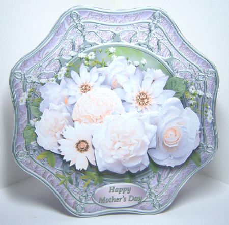 Cream Posy Wavy Octagon Card Mini Kit by Katie Silver