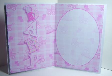 New Baby Girl A5 Insert by Katie Silver
