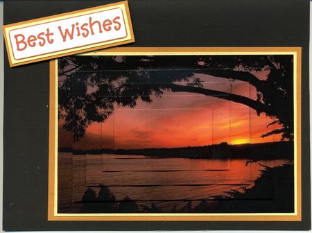 Sunset Through Tree Side Stacker by Katie Silver