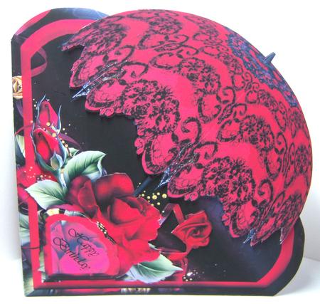 Shell Shaped Edgy - Midnight Parasol - Edgy by Katie Silver