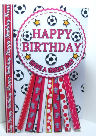 Bristol City Fc Rosette Over Edge Birthday Father's Day by Katie Silver