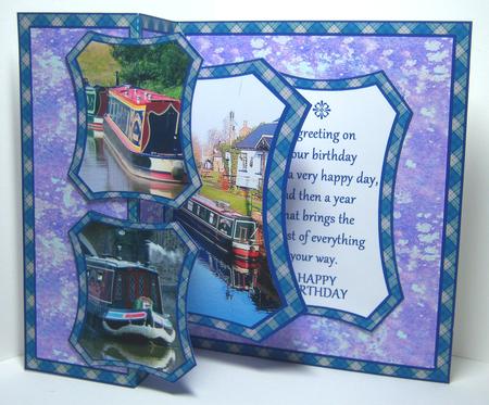 Fold Back Pop-up Canal Barges by Katie Silver