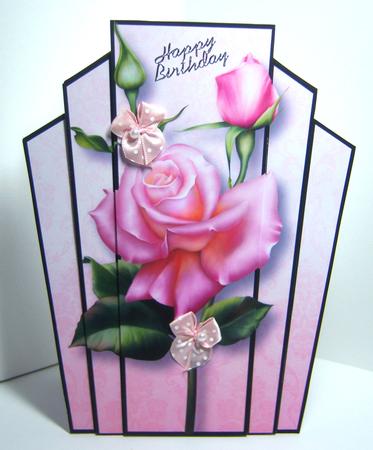 Art Deco Stacker Topper - Edwardian Roses by Katie Silver