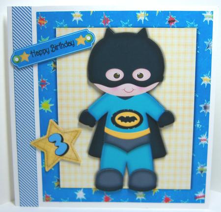 Batman Super Hero 1-6 8x8 Mini Kit by Katie Silver