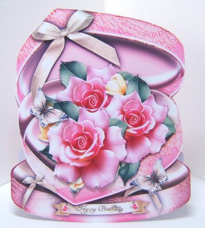 Soft Rose Gift Box with Roses by Katie Silver